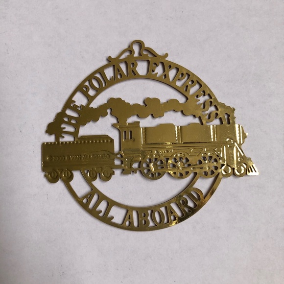 Polar Express Ornament All Aboard 2000 Van Allsburg NEW - Picture 1 of 4